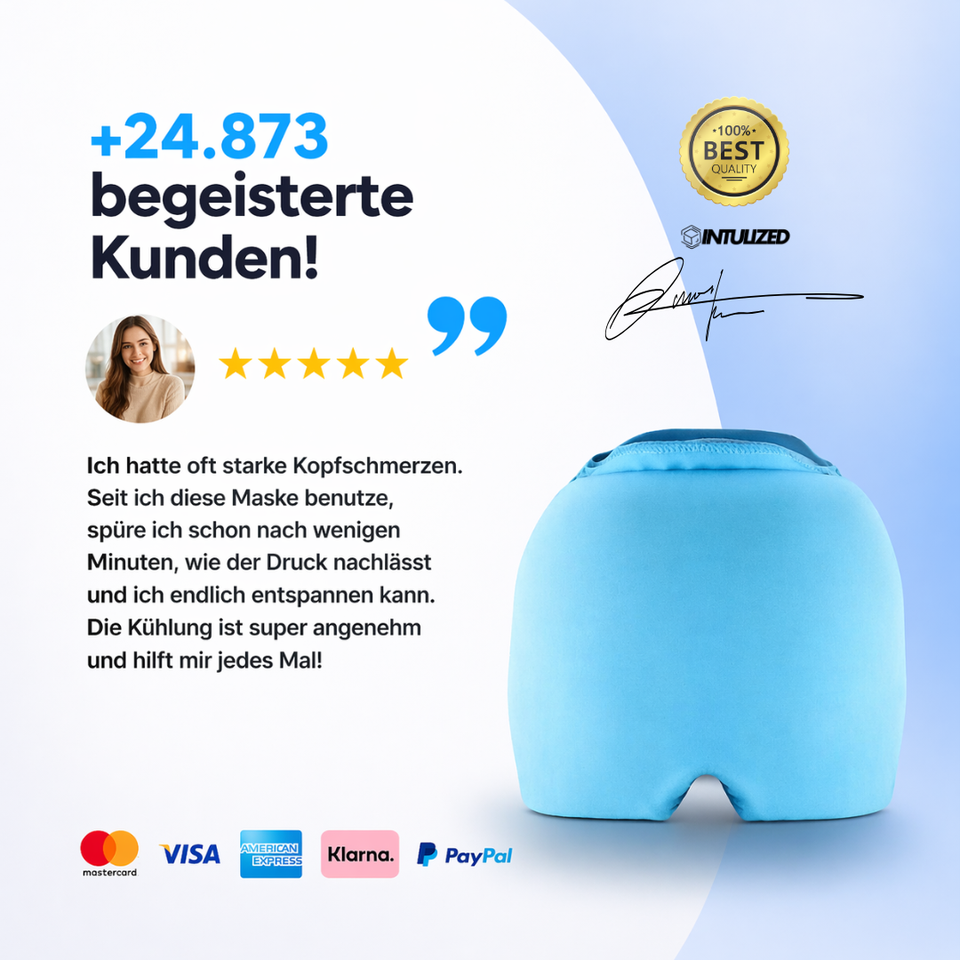 NeuroRelief Mask – Beruhigende Gelmaske gegen Migräne & Druckschmerzen