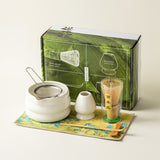 A set of 7  sets with a whisk and a bowl whisk