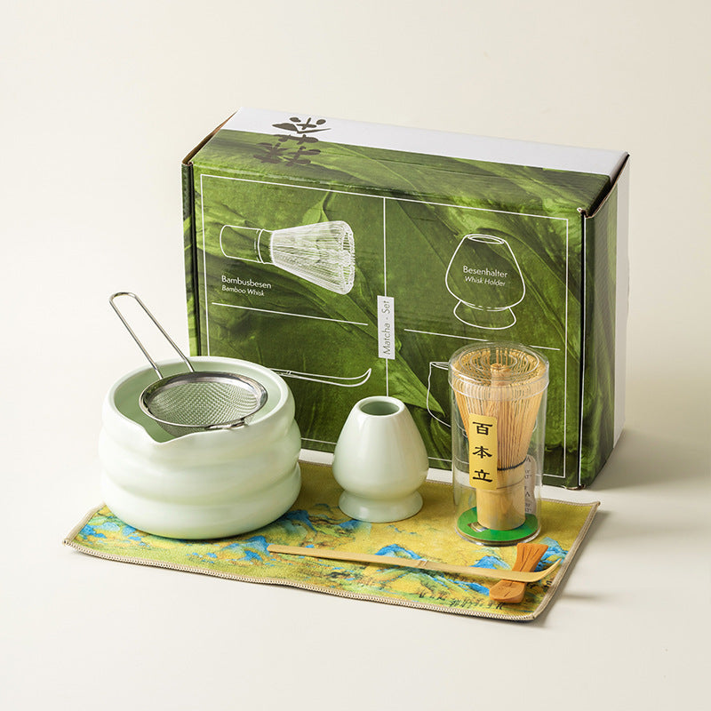 A set of 7  sets with a whisk and a bowl whisk